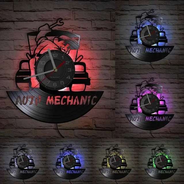 Gufo orologio parete disco vinile top art design arredamenti LANCETTE