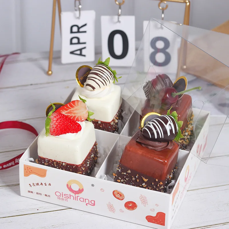 1PC Artificial Fruit Cake Biscuit Fake Food Decoration Photography Pro Food Simulation Cake Model Tea Table Decoration food model food photography props
