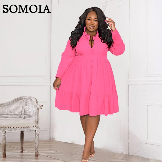 Somoia Plus Size Women Clothing Dresses Wholesale Dropshipping