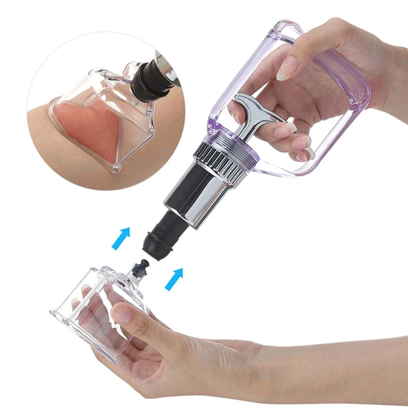 

Chinese Medicine Vacuum Cupping Massage Jar Cans Physiotherapy Anti-Cellulite Suction Cups Body Massager Healthy Care