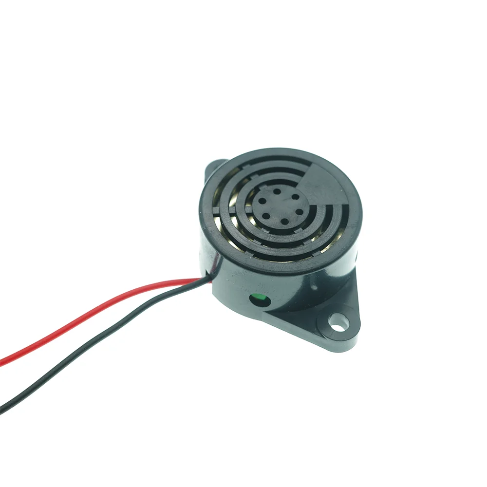2 PCS 피에조 버저, Icstation 버저 알람 12V 전자 비프 버저 100dB 피에조 알람 사이렌 오토바이용 연속 사운드