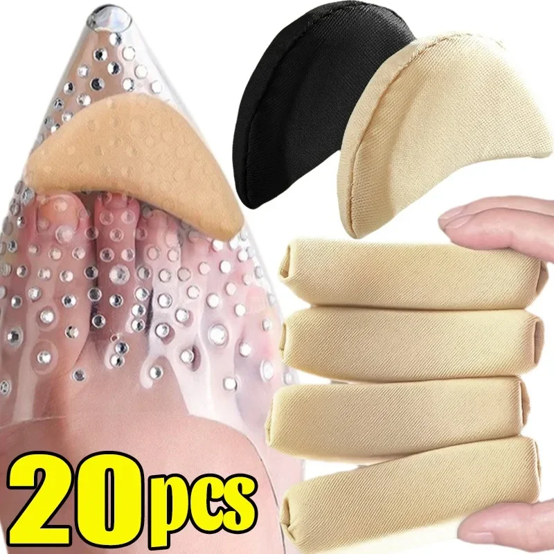Sponge Forefoot Insert Pads Adjustment Reduce Shoe Pain Relief High Heel Filler Insoles Forefoot Toe Plug Cushion Pad 2/20pcs
