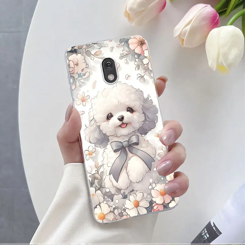Luxurious Butterfly Flower Clear Soft Silicone Protective Phone Case