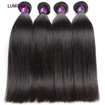 Peruvian Bone Straight Hair Bundles Deal Natural Straight Human Hair Bundle 8-40 Inch Raw Human Hair Extensions For Black Women 1