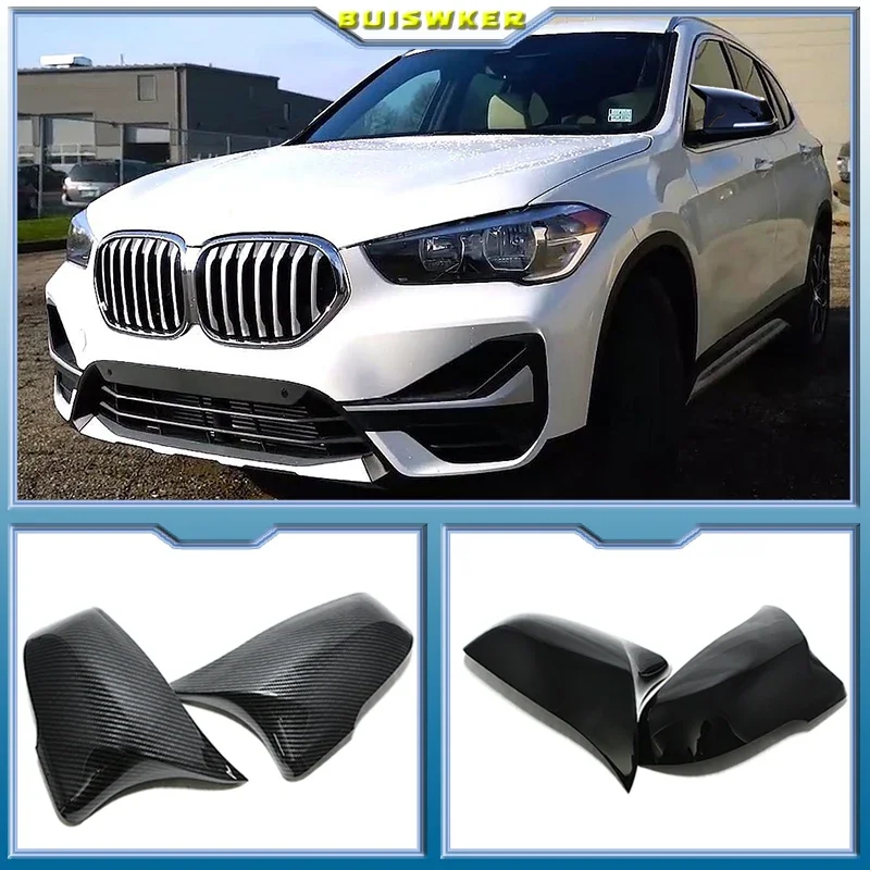 

X1 F48 Carbon Mirror Cover For BMW X2 F39 F46 F45 F49 F52 Z4 G29 1 2 Series Touring Side RearView Mirror Case M Look 2014-UP