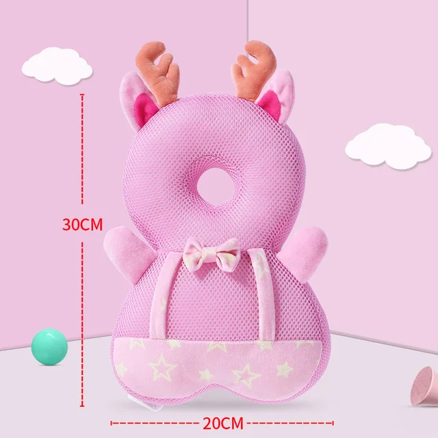 1-3T Toddler Baby Head Protector Safety Pad Cushion Back Prevent Injured Cartoon Security Pillows Protective Headgear 6