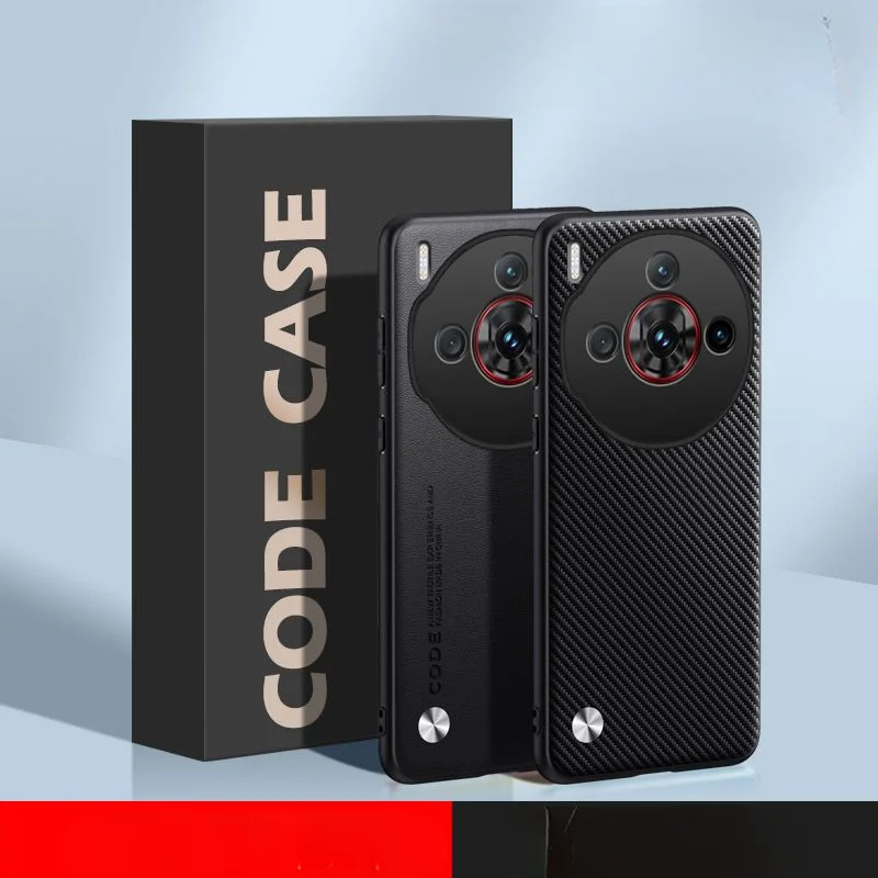 Leather Silicone TPU Shockproof Bumper Protective Case in Plain Design