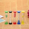 Z2 6pcs/set Creative Plastic Hourglasses Sandglass Timer Children Time Toy Gift Home Decoration 0.5/1/2/3/5/10 minutes Hourglass 6