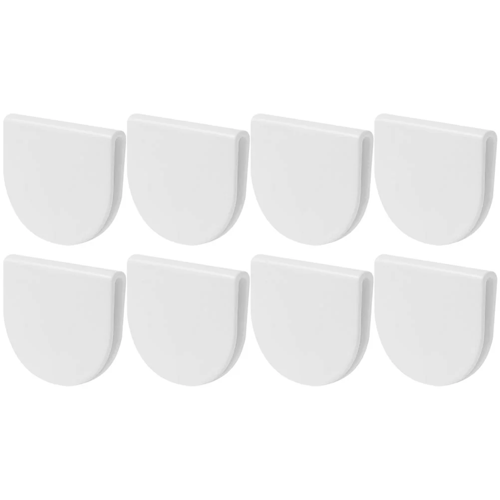

8pcs Shower Curtain Clips Windproof Stop Protect Clips Shower Curtain Splash-proof Clips