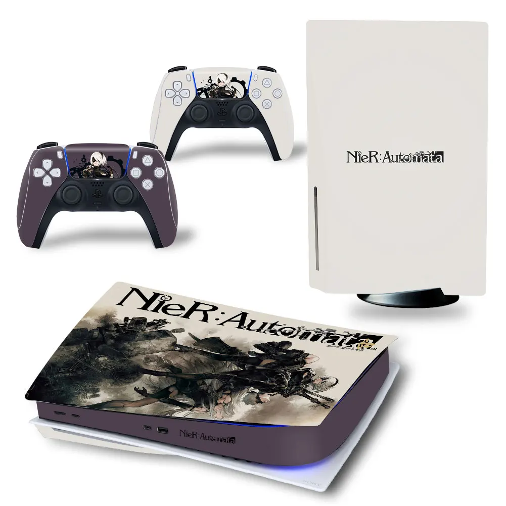 nier automata Hot Design Gamepad Skin Sticker Decal For PS5 Playstation
