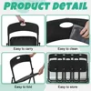 20 Pcs Plastic Folding Chair Steel Folding Dining Chairs Folding Chairs Bulk Fold up Event Chair Portable Commercial Chair 4
