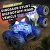 RC Car 2.4G Dinosaur Spray Off-road Stunt Rock Climbing Car Lighting Simulation  Remote Control Cars Kids Toy for Boys Gift 2