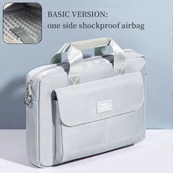 Versatile Laptop Bag and Shoulder Handbag Sleeve Case - 15.4 15.6 to 16 inch (BASIC Gray Blue)
