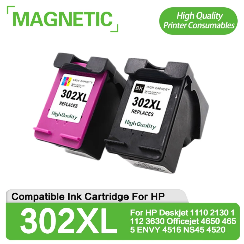 2020 For Hp302 302 Compatible Ink Cartridges For Hp Deskjet