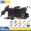 GORDAK 909D Soldering Station 2A USB SMD Rework Soldering Iron Station DC Power Supply 0-15V 0-2A 5V USB Charging Port 1