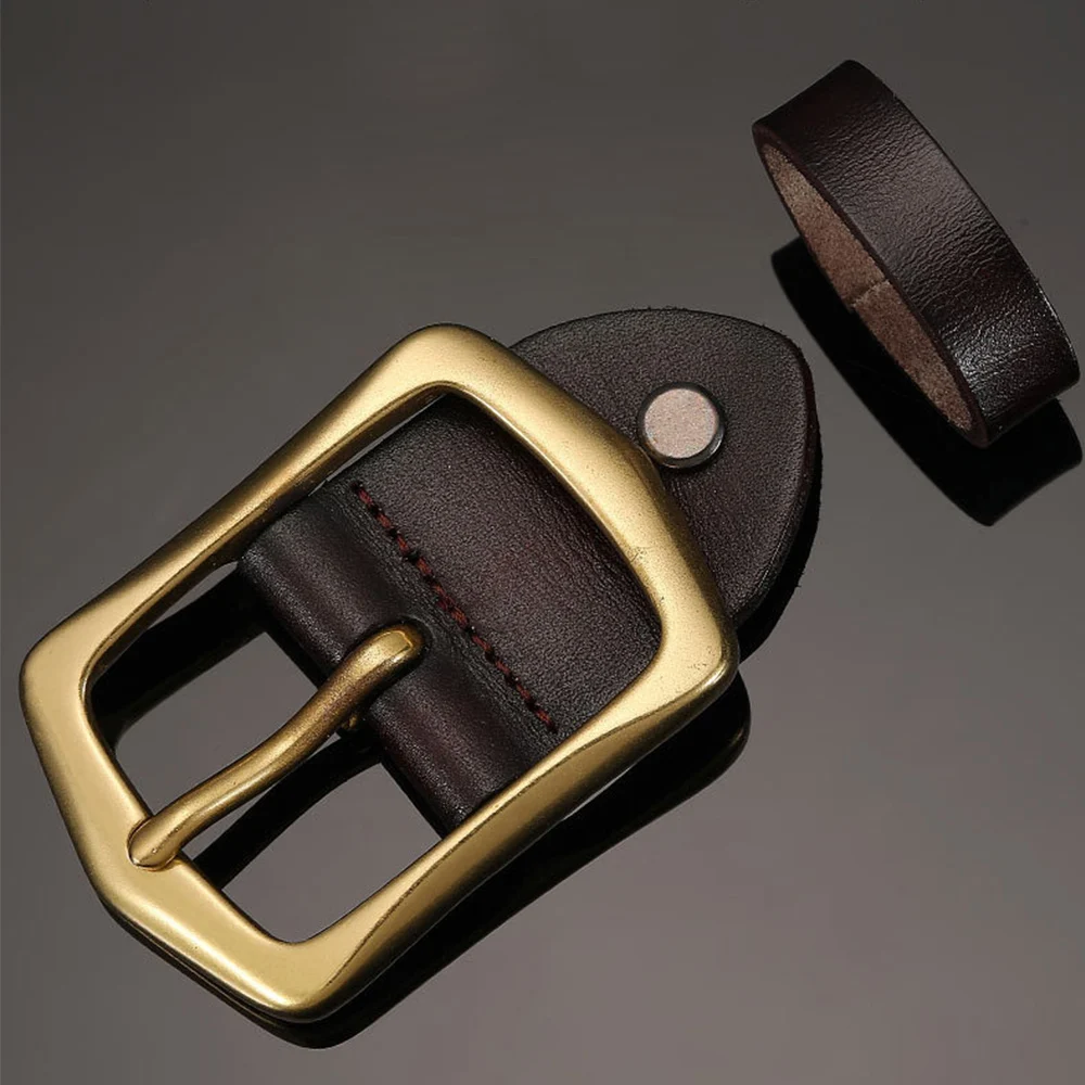 CL MINI 18 MM WESTERN BELT IN BRONZE BROWN CALFSKIN GOLD HARDWARE