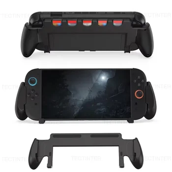 Hand Grip Case For Nintendo Switch 2 With Stand Holder Anti-Slip Protective Case with 5 Game Card Slots for Switch 2 Accessories 1