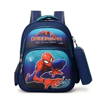 Disney Spider Man Backpack Children Cartoon Captain America Kindergarten School Bag For Boys Anit-lost Infantil Schoolbag Gift ﻿ 6