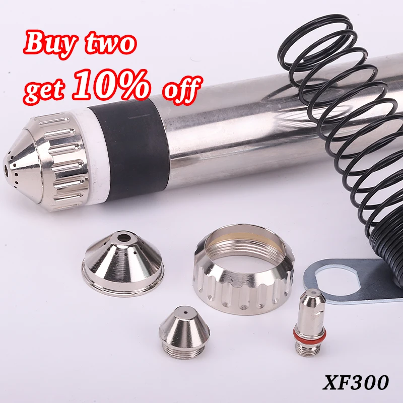 XF300 XF-300 FY-XF300H XF-300H Tip Nozzle and Electrode LGK-300 CNC Plasma Torch Huayuan Cutter 300100 300190 300150 300170