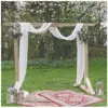 Rustic Gauze Table Runners Beige Cotton Dining table Retro Burr Texture Vintage Home Christmas Wedding Decoration 5