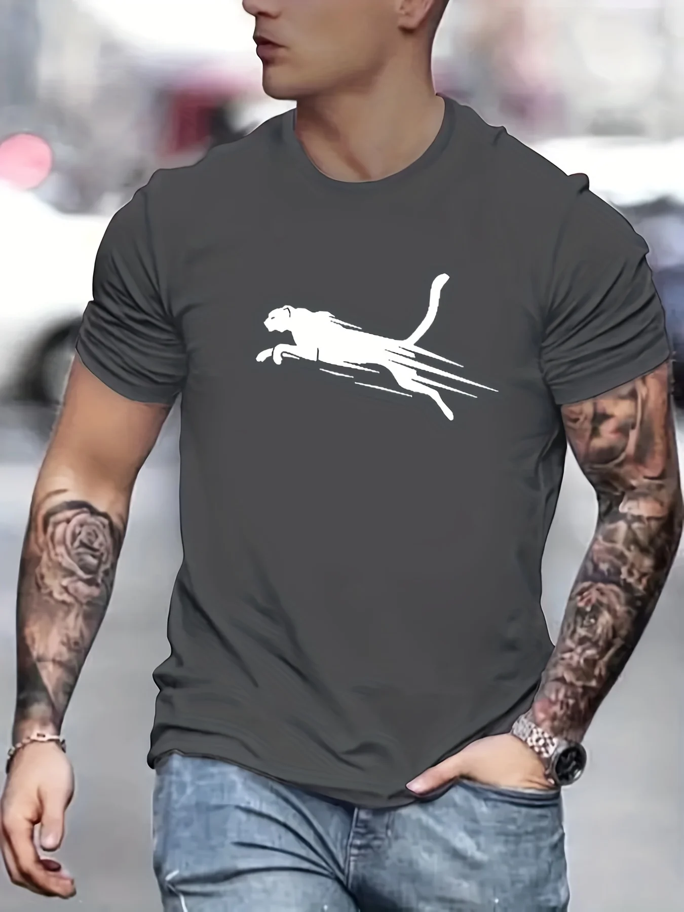 Men's Printed T-shirt Image 8
