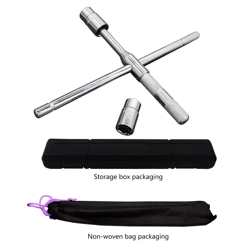 

M4YC Multipurpose Wheel Wrench with Anti-slip Handle Cross Wrench Tyre Removal Tool