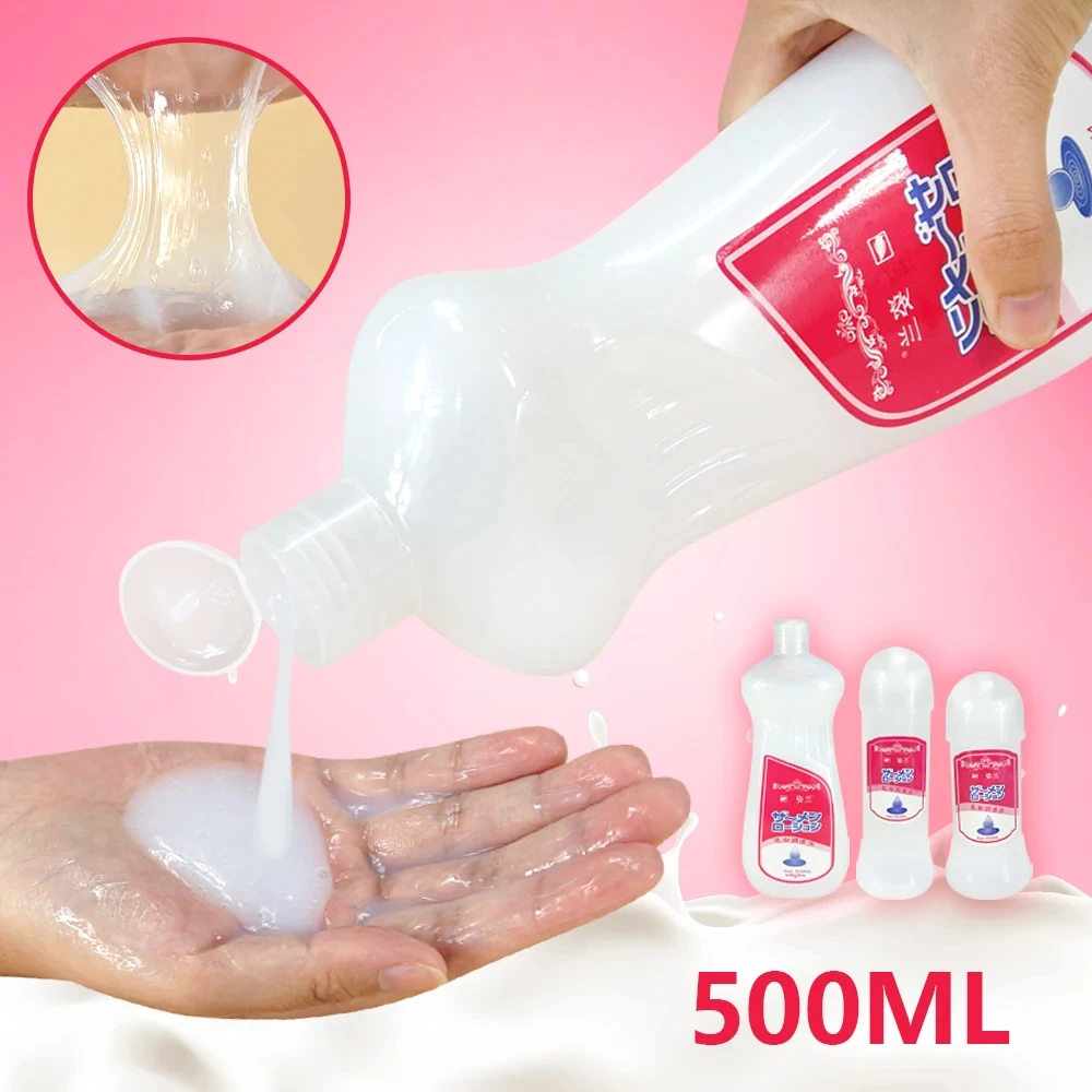

500ML Semen Super Viscous Lube for Vagina Anal Plug Oil Lubricant for Sex Water Based Massage Oil Sex Lubrication For Women Gay