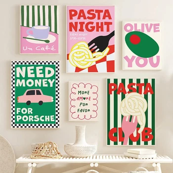 Colorful Food Art Canvas 1