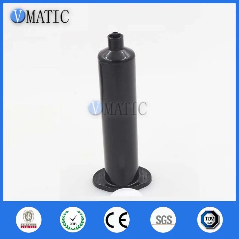 

Free Shipping 30cc/ml US Style Pneumatic Dispenser Plastic Syringe Black Dispensing Syringes With Piston