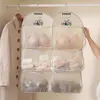 Multi-layer Storage Mesh Bag Save Space Wardrobe Hanging Socks Storage Bags Large Capacity Multi-function Dormitory Storage Tool 1