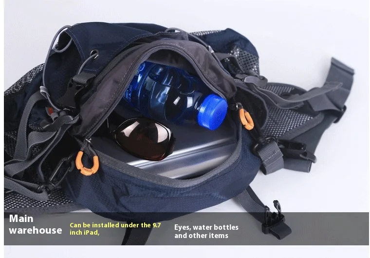 Camping Waist Chest Bag Outdoor Nylon Shoulder Bag Crossbody Travel Cycling Bicycle Riding Running Handbags Climbing Men's Bags 4