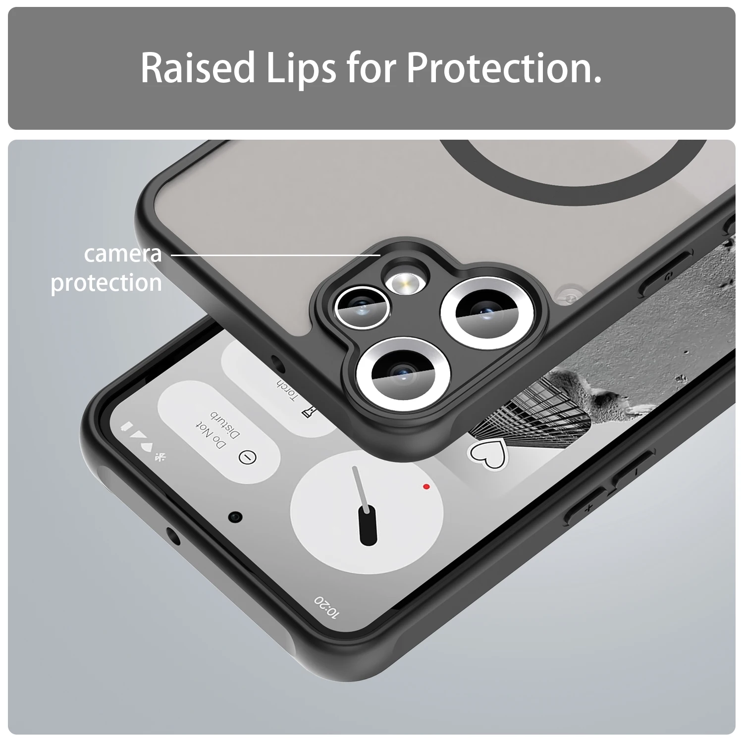 Fit Nothing Matte MagSafe Case with Drop Protection and Translucent Design