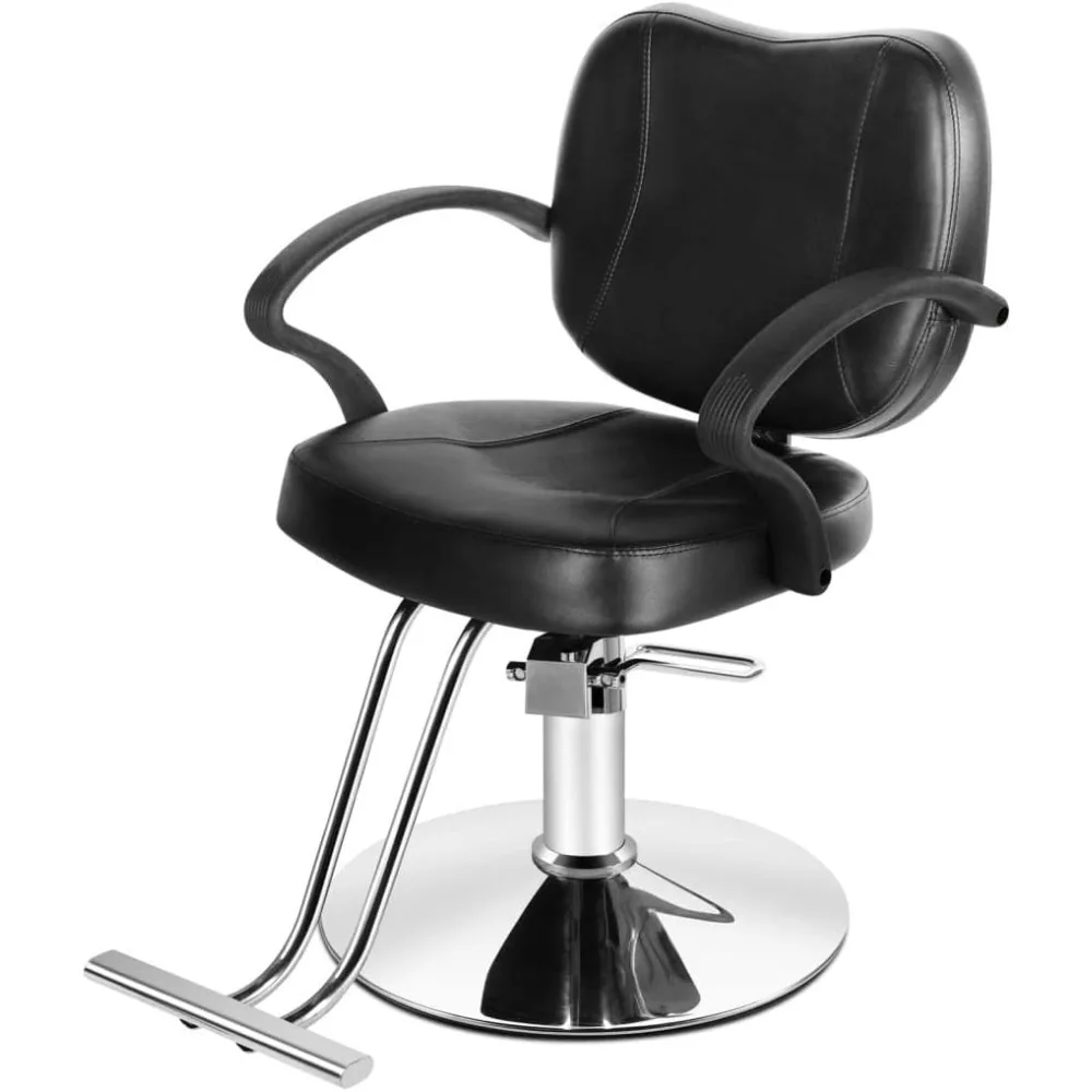 

Salon Chair Salon Chair for Hair Stylist Comfortable Barber Chair Styling China and Washing PVC Leather and Hydraulic Pump