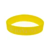 50 Pcs Alert Wheat Allergy Silicone Bracelet in Hebrew Medical Bangle Children Size 5