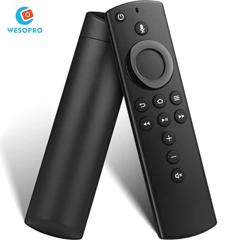 Télécommande vocale de remplacement (2e GEN) L5B83H, avec contrôle de l'alimentation et du volume, adaptée à la 2e Isabel Fire TV Cube et Fire TV Stick