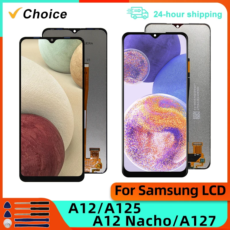 Бренд MSMADE Samsung Galaxy A12 A125F, дигитайзер сенсорного ЖК-экрана