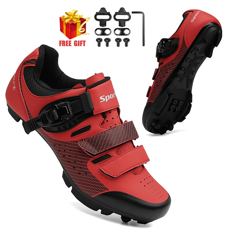 MtbCyclingSneakercleatShoesMenOutdoorFlatMountainBikeShoesRb