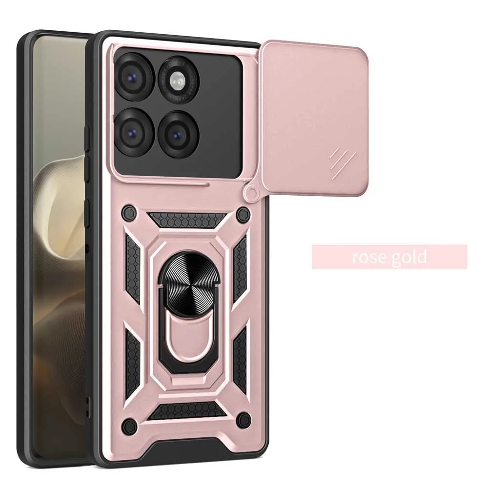 Shockproof Armor Case with Car Holder and Camera Lens Protection