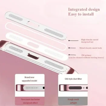 Metal Dust Net for IPhone 12 13 14 15 16 Pro Max Speaker Dust Mesh Charging Port Anti-Scratch Protection dustproof Accessories 2