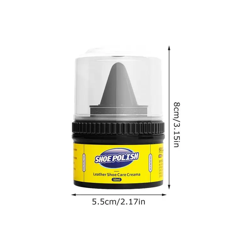 Leather Shoe Cream Polish 50ml Car Leather Care Cream Maintenance Car Conditioner Interior Cleaner For