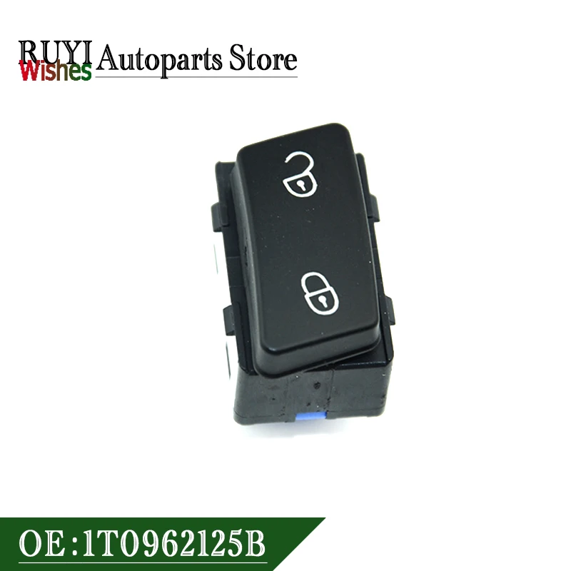 Muslimnew Driver Side Central Door Lock Unlock Switch Pulsante Di Controllo Muslimex 1 T0962125 Per Volkswagen Caddy Touran