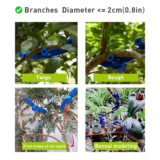 1-6 Százalékos Állítható Növényi Ág Hajlító Bilincs Újrahasznosítható Ágú Alakító Tartó Klip Bonsai Ághajlító Rögzítő Szerszámok - Image 4