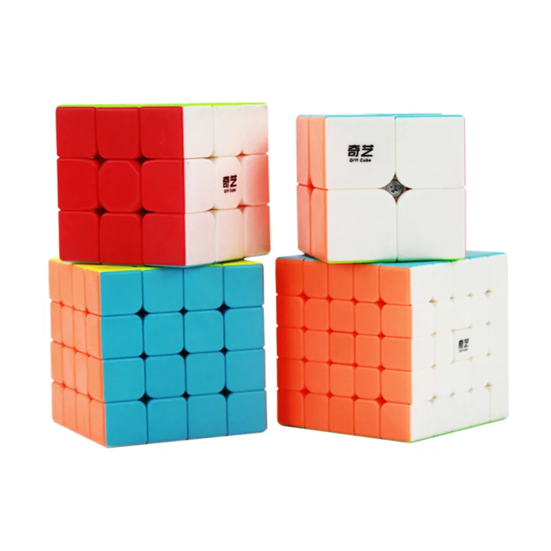 Qiyi 시리즈 매직 큐브 QY 특수 모양의 QIYI 2x2 3x3 4x4 5x5 퍼즐 어린이 장난감 선물 Pyraminx Skewb Cubo Magico