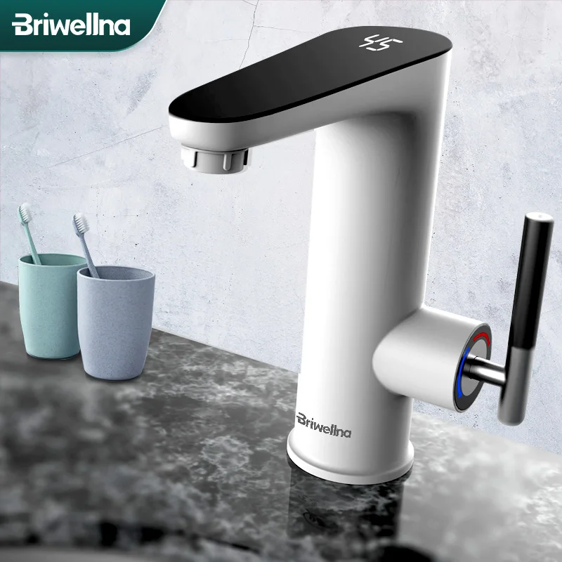 Briwellna سخان مياه كهربي 220 فولت سخان متدفق صنبو...