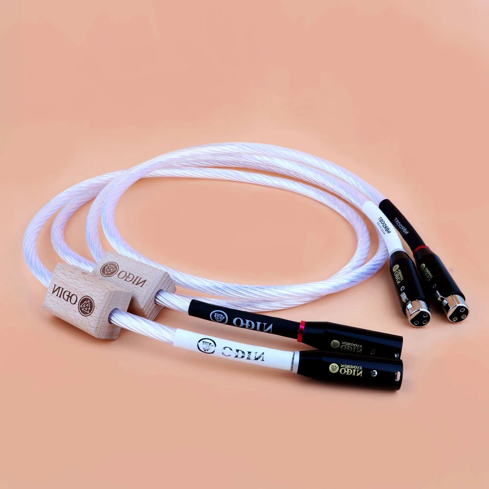 

Nordost Odin XLR Interconnect Cable Super Reference Audio RCA Hifi Audio Balance Cable Silver Plated XLR Plug WIre Cable