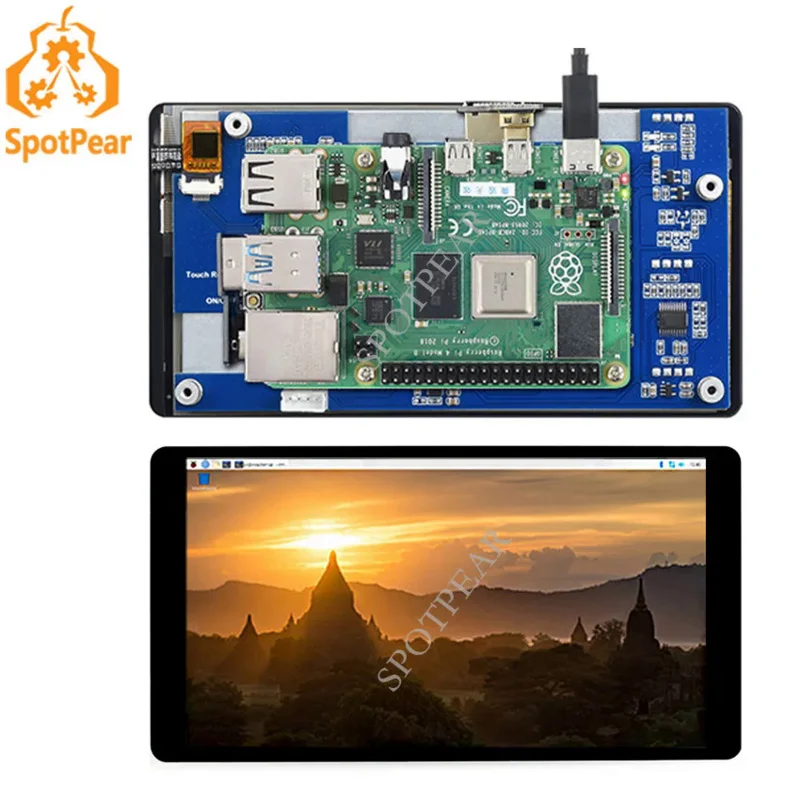 

Raspberry Pi 5.5 inch 2K LCD Display 1440×2560 IPS Touch Screen MIPI TO HDMI-compatible for computer PC