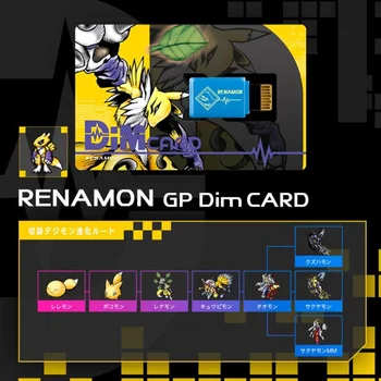 Bandai DIM Card Genuine Digimon Adventure Vital Bracelet Digital Monster Color Screen Watch Life Bracelet Kids Toys Gifts