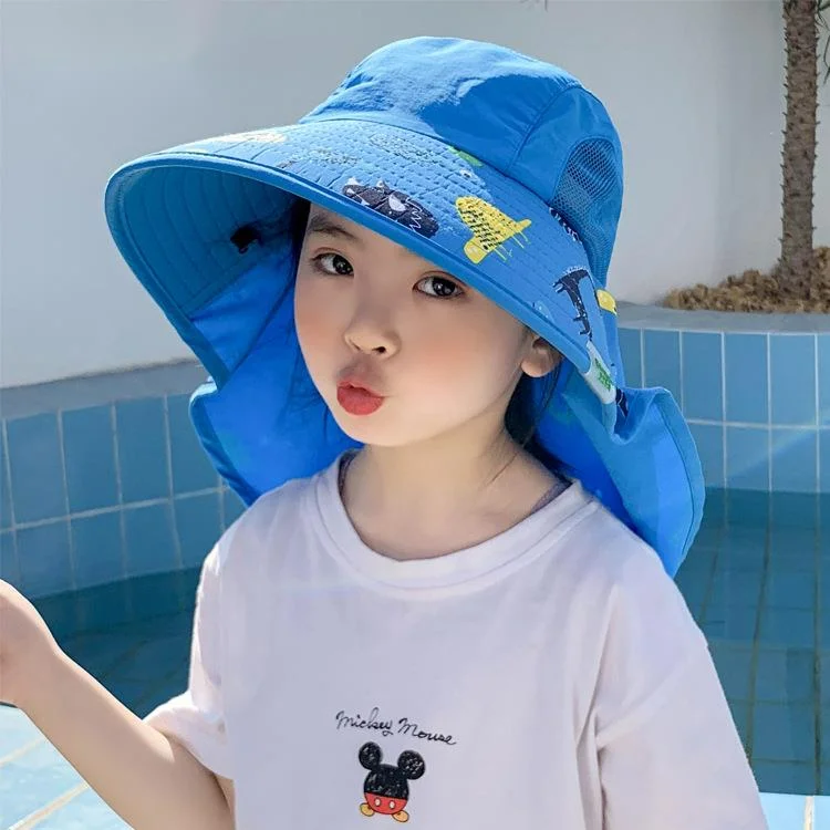 Children's sun hat sun hat boy's Summer Beach Hat Girl's baby fisherman's