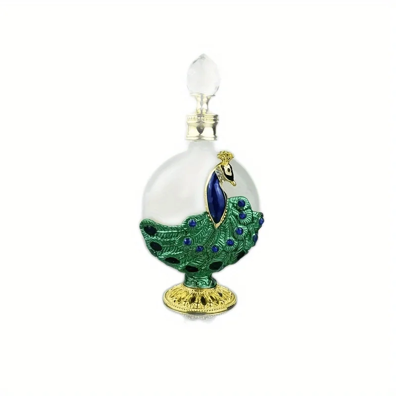 10/30ml Peacock perfume bottle Middle East Dubai perfume empty bottle Arabian essential oil dispenser bottle