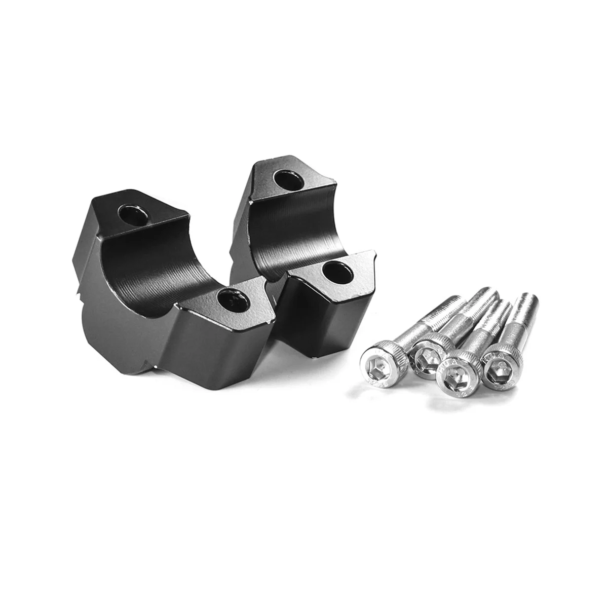 Accessori Moto Manubrio Riser Clamp Extend Manubrio Adattatore Mount Per Yamaha Xjr 1300 Xjr1300 2015- (Nero)